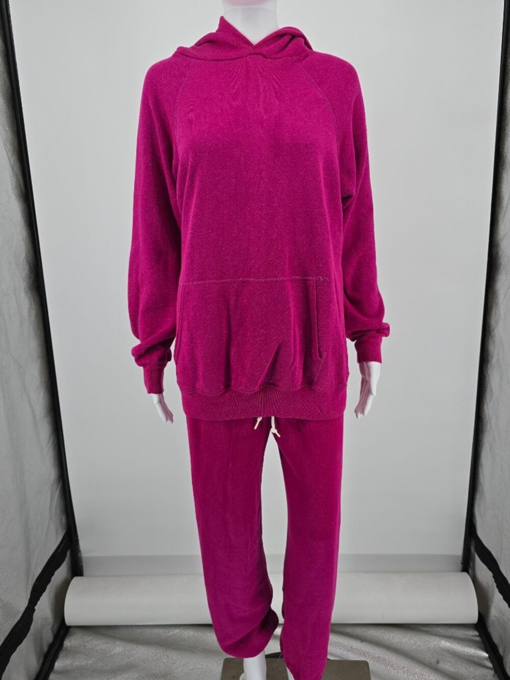 Vintage 1970s Lazarus Hoodie/Sweatshirt/Sweatpants Three-Piece Sweatsuit Set M/L